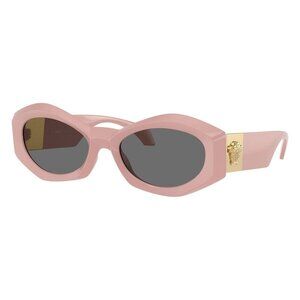 A0950Z New VERSACE Pink Round VE4466U 5463/87 Sunglasses Women